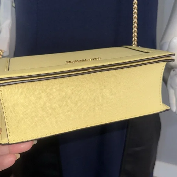 MICHAEL KORS yellow crossbody bag used